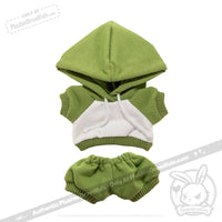 Load image into Gallery viewer, Mini Plush Outfit - Tiny Track Suit Frog Green accessory
