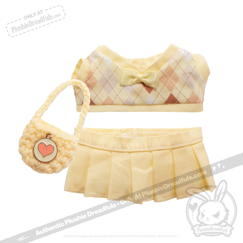 Mini Plush Outfit - Yellow Prep Ensemble accessory