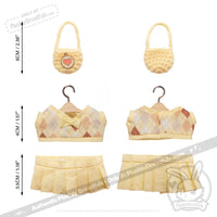Load image into Gallery viewer, Mini Plush Outfit - Yellow Prep Ensemble accessory
