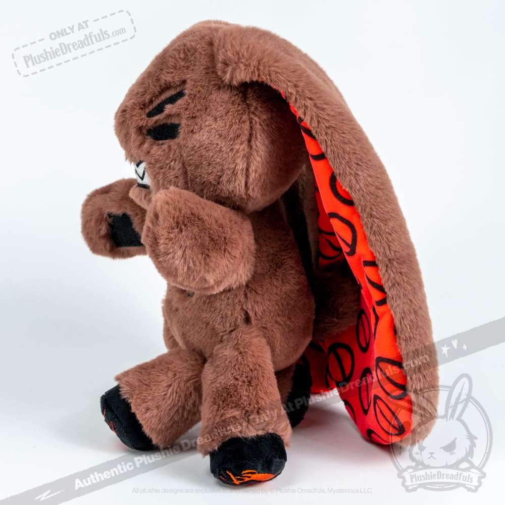 Plushie Dreadfuls - Misophonia Rabbit - Plush Stuffed Animal - Mysterious