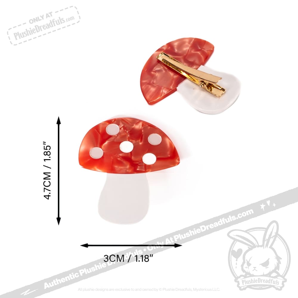 Mushroom Hair Clips hair clip