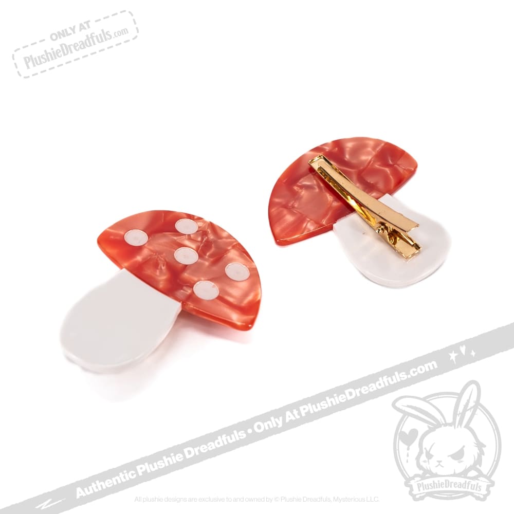 Mushroom Hair Clips Hair Clip