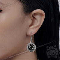 Load image into Gallery viewer, Omega Earring and Necklace Set - Mysterious
