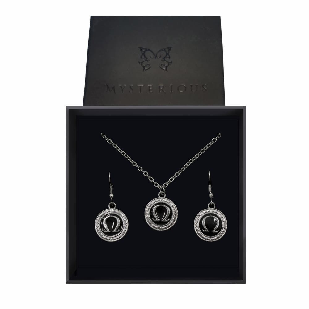 Omega Earring and Necklace Set - Mysterious