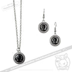 Omega Earring and Necklace Set - Mysterious