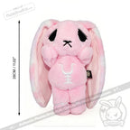 Pastel Pink Anxiety Rabbit Limited Edition - Plush Stuffed Animal - plush