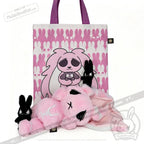 Pastel Pink Anxiety Rabbit Limited Edition - Plush Stuffed Animal - plush
