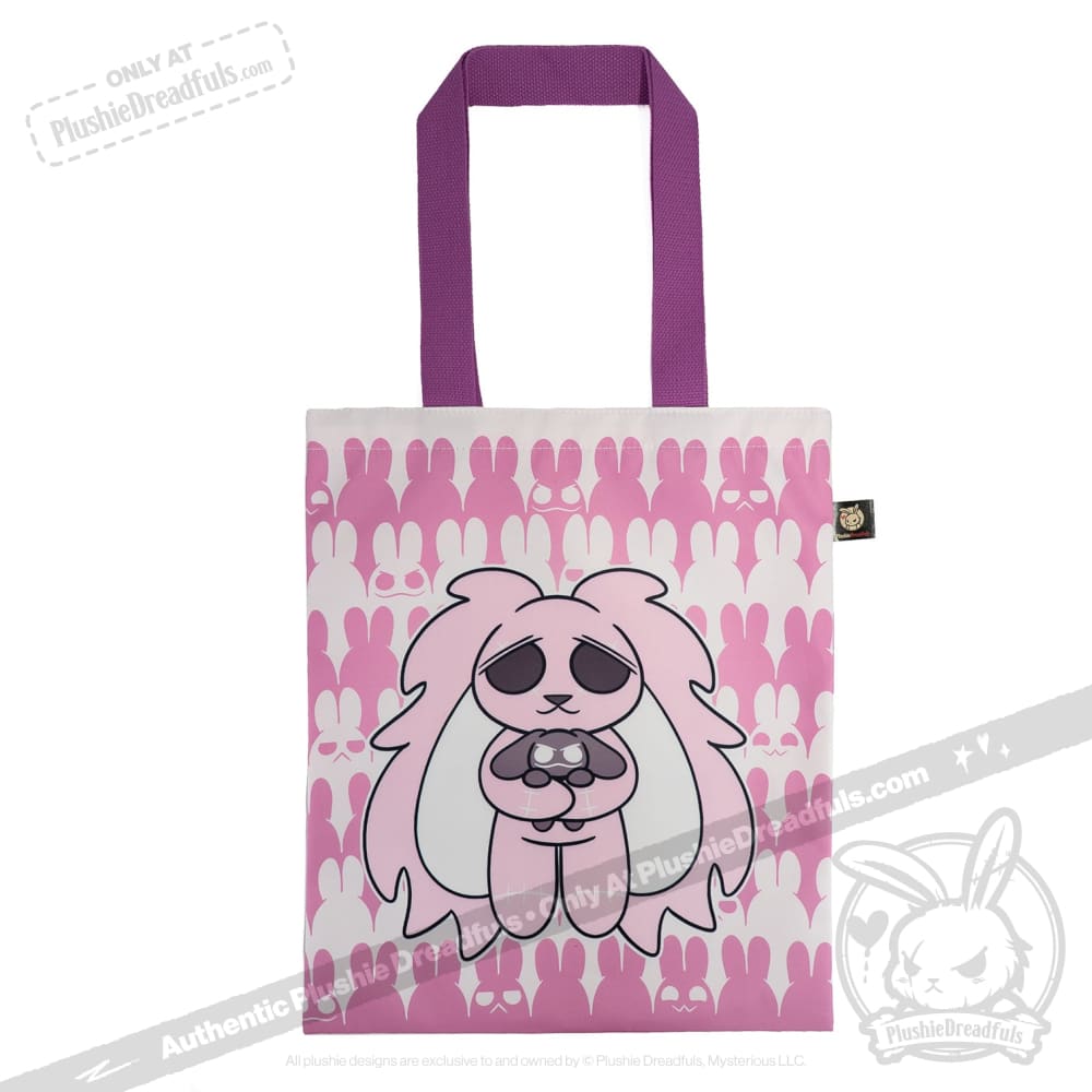 Pastel Pink Anxiety Rabbit Limited Edition - Plush Stuffed Animal - plush