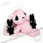 Pastel Pink Anxiety Rabbit Limited Edition - Plush Stuffed Animal - plush