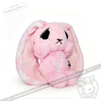 Pastel Pink Anxiety Rabbit Limited Edition - Plush Stuffed Animal - plush
