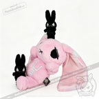 Pastel Pink Anxiety Rabbit Limited Edition - Plush Stuffed Animal - plush