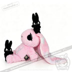 Pastel Pink Anxiety Rabbit Limited Edition - Plush Stuffed Animal - plush