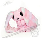 Pastel Pink Anxiety Rabbit Limited Edition - Plush Stuffed Animal - plush