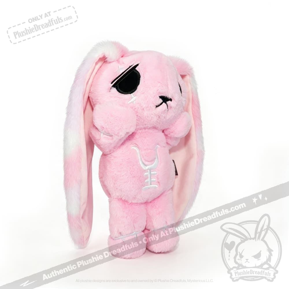 Pastel Pink Anxiety Rabbit Limited Edition - Plush Stuffed Animal - plush