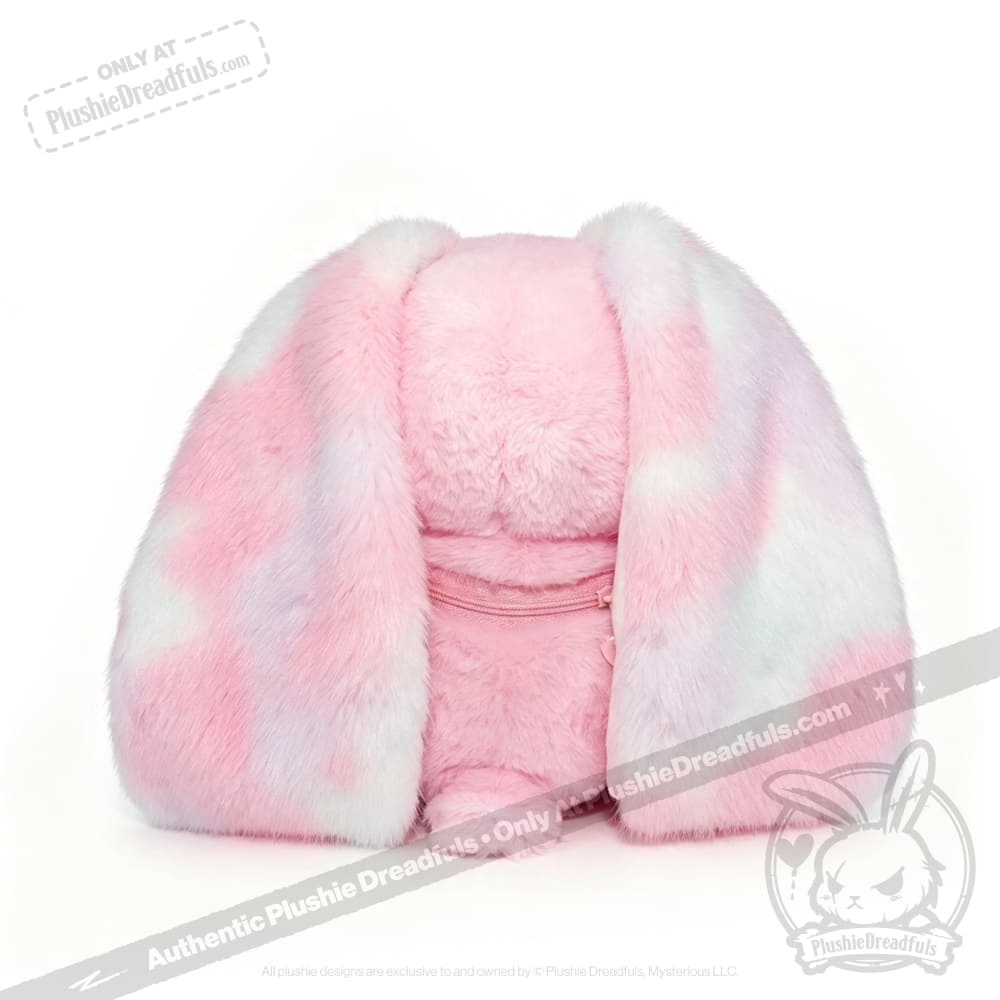 Pastel Pink Anxiety Rabbit Limited Edition - Plush Stuffed Animal - plush