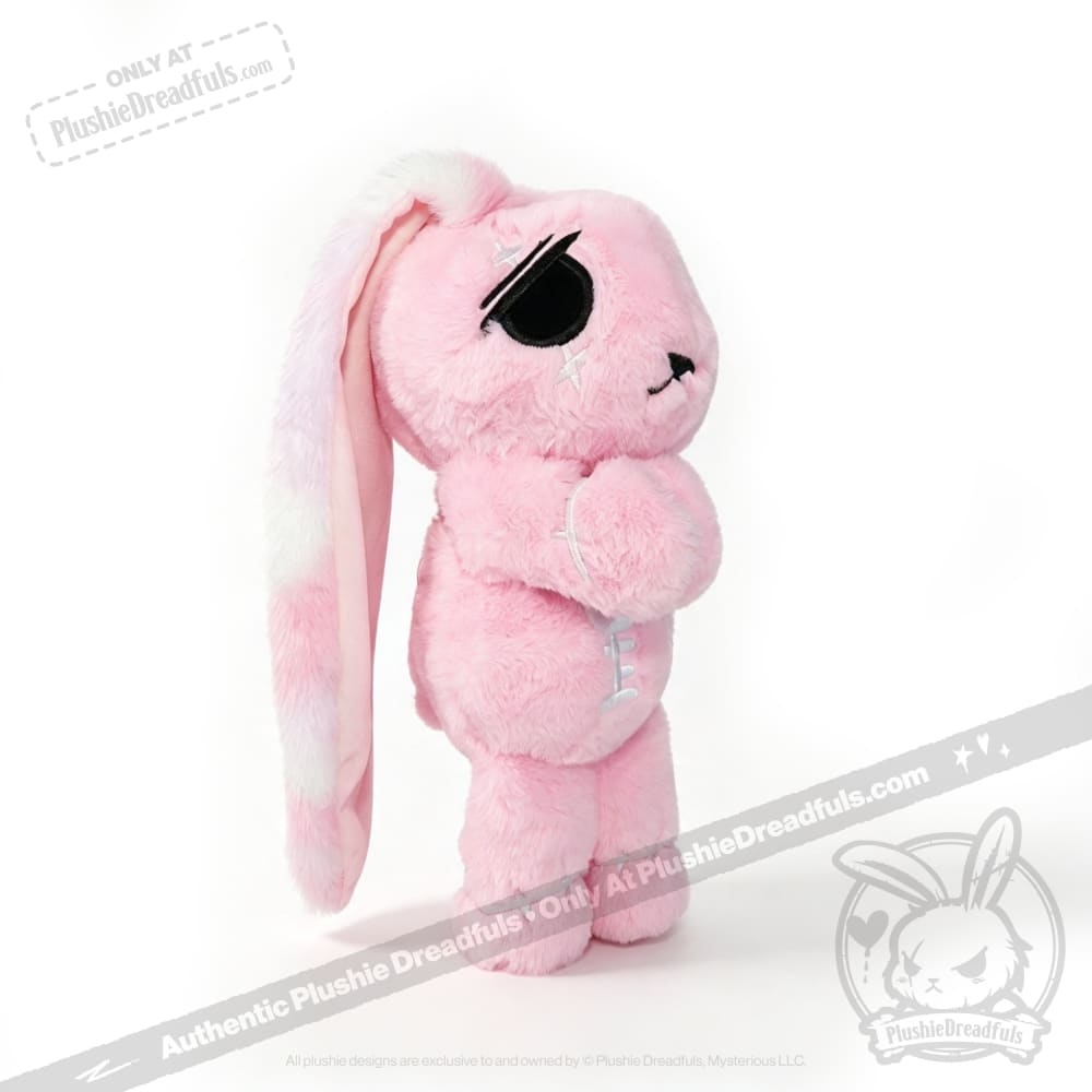 Pastel Pink Anxiety Rabbit Limited Edition - Plush Stuffed Animal - plush