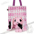 Pastel Pink Anxiety Rabbit Limited Edition - Plush Stuffed Animal - plush