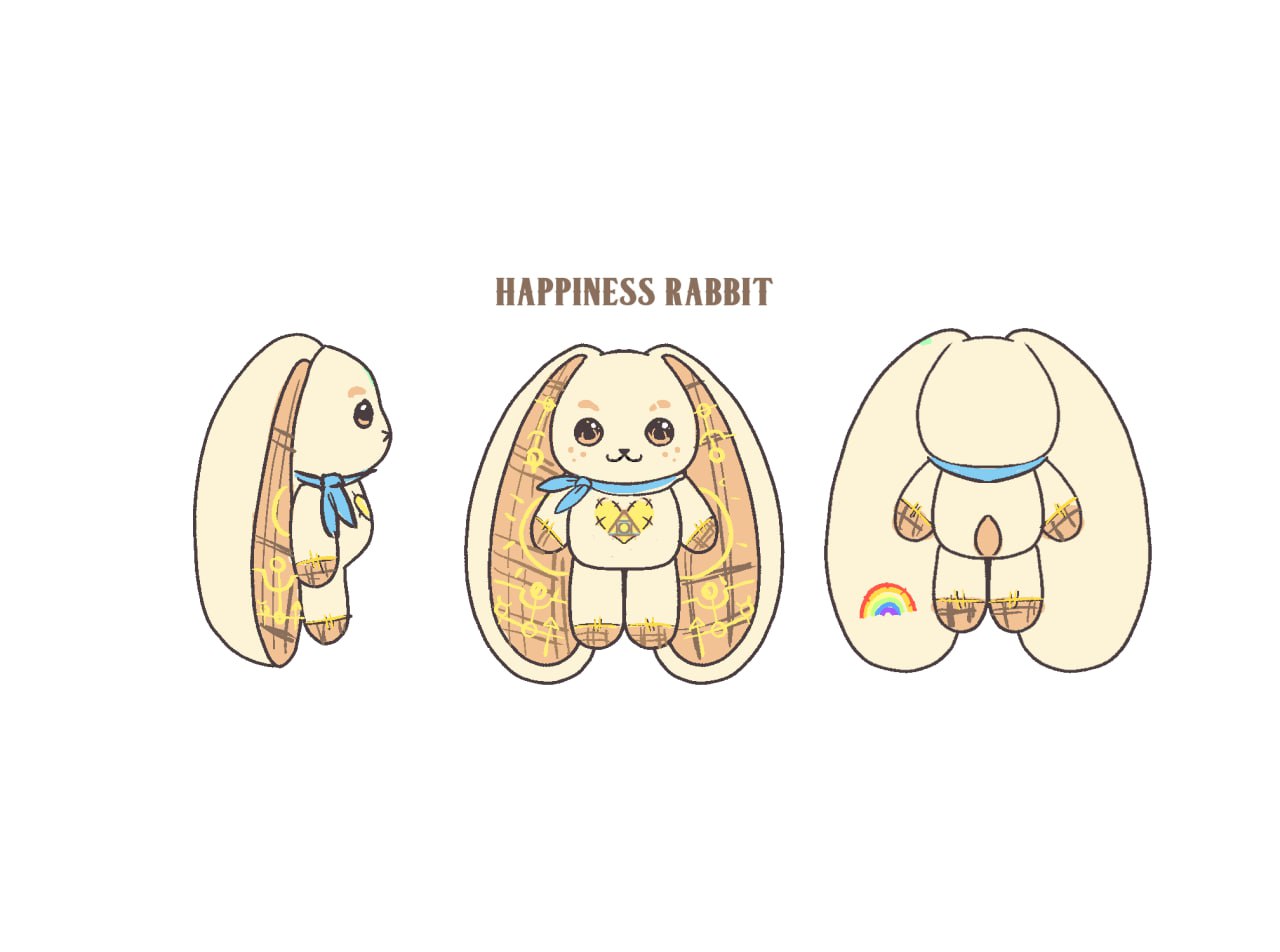 ぬいぐるみドレッドフルズ -幸せのウサギ