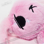 Plushie Dreadfuls - Pink Anxiety Rabbit Plush Keychain Accessory Keychain