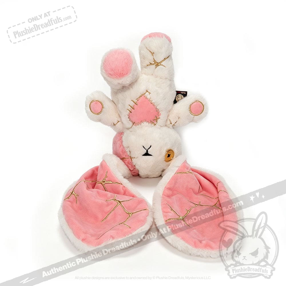 Pink Kintsugi Love Rabbit - Plush Stuffed Animal – Mysterious