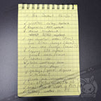 Pirate Jam Waterproof Notepad (x5) - Mysterious