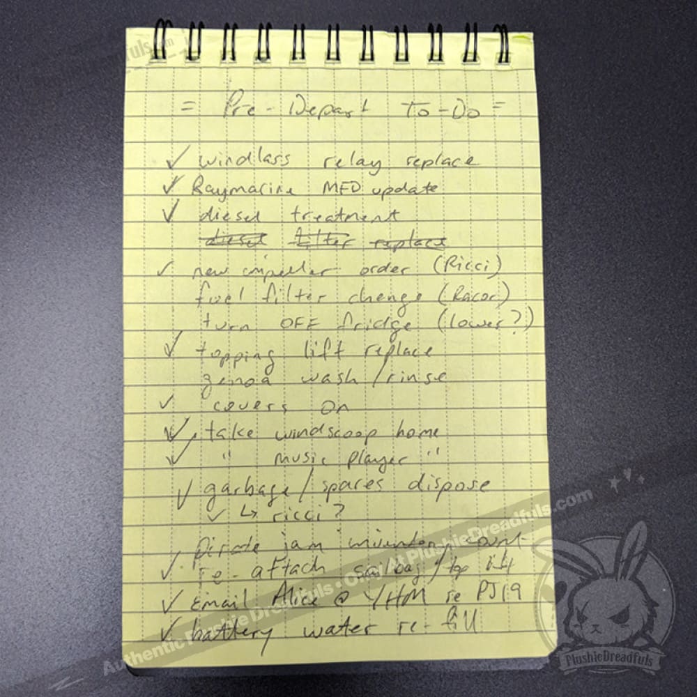 Pirate Jam Waterproof Notepad (x5) - Mysterious