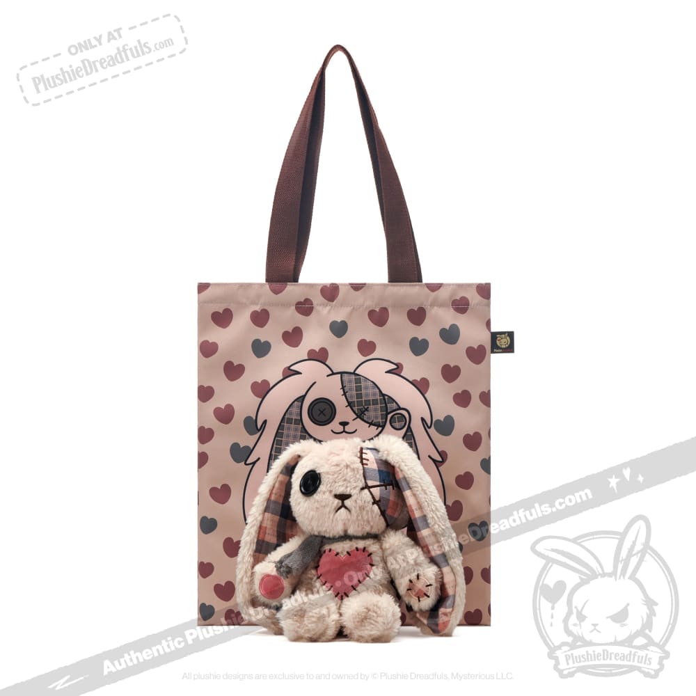 Plushie Dreadfuls - Plaid Love Rabbit - Plush Stuffed Animal toy