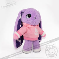Load image into Gallery viewer, Plush Hoodie Pink Bun Hoodie accessory
