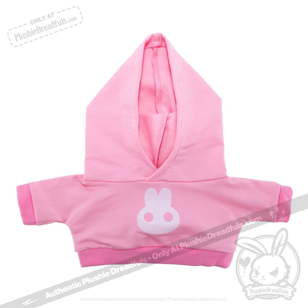 Plush Hoodie Pink Bun Hoodie accessory