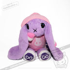 Plush Hoodie Pink Bun Hoodie accessory
