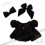 Plush Outfit - Black Sparkle Dress Outfit accessory