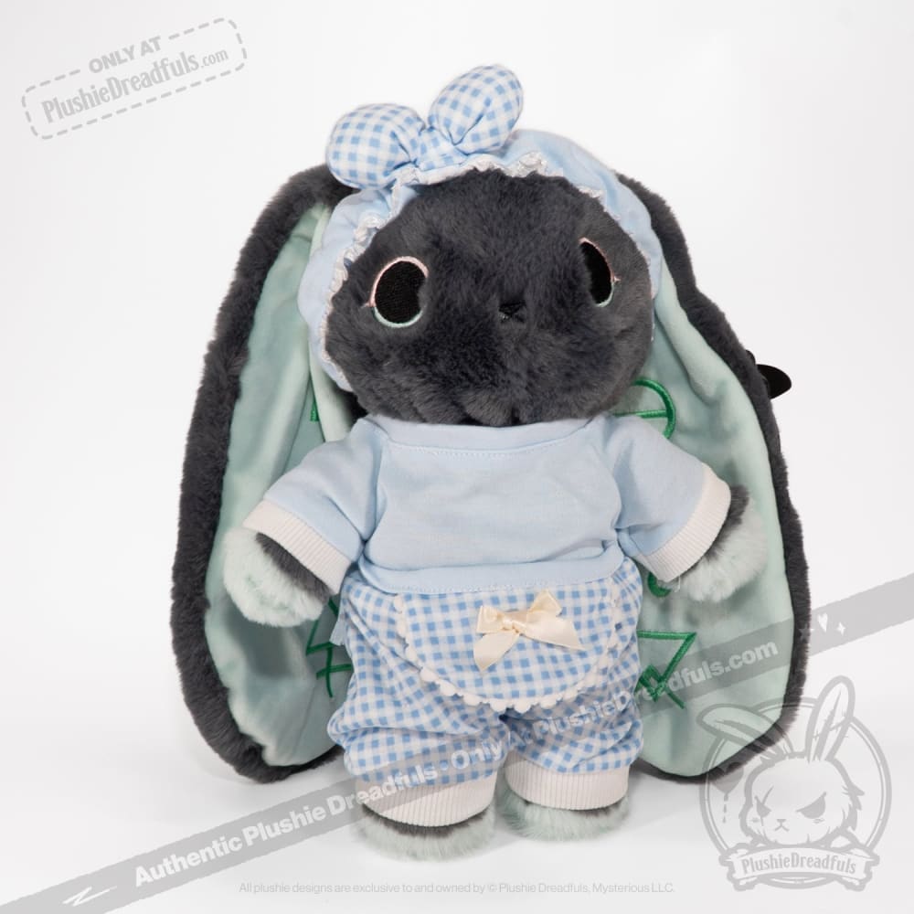 Plush Outfit - Blue Gingham Baby Outfit accessory