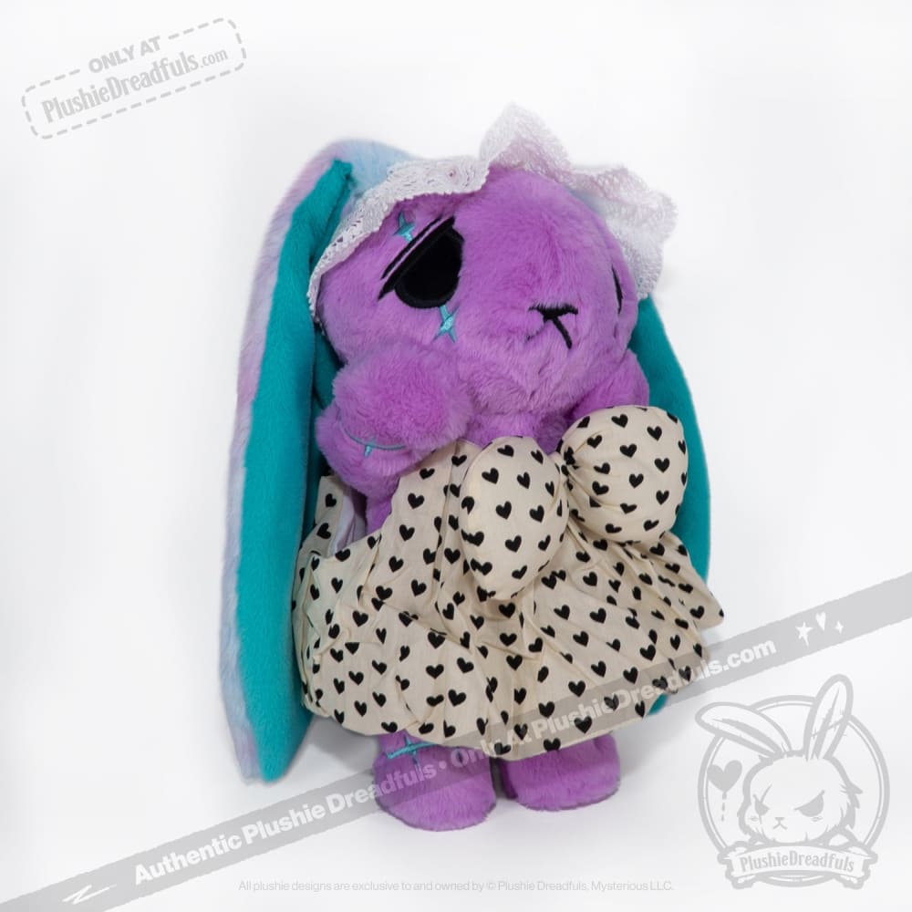 Plush Outfit -Cream with Black Hearts Dress accessory