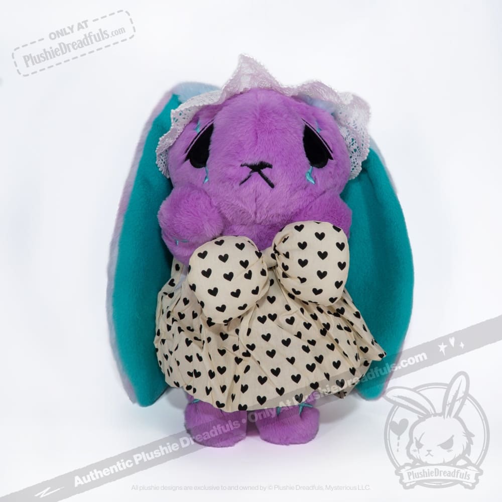 Plush Outfit -Cream with Black Hearts Dress accessory