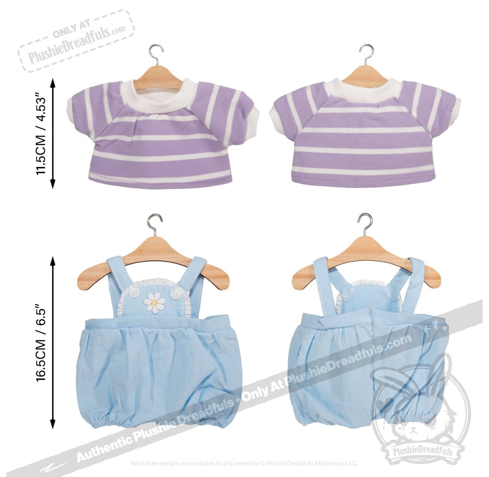 Plush Outfit -Daisy Bloomin Overalls accessory