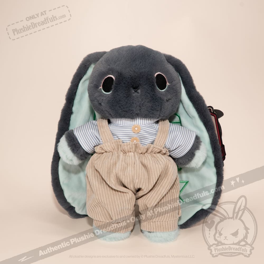 Plush Outfit - Fuzzy Brown Overall Outfit accessory