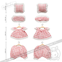 Load image into Gallery viewer, Plush Outfit - Gingham Summer Nap Outfit accessory
