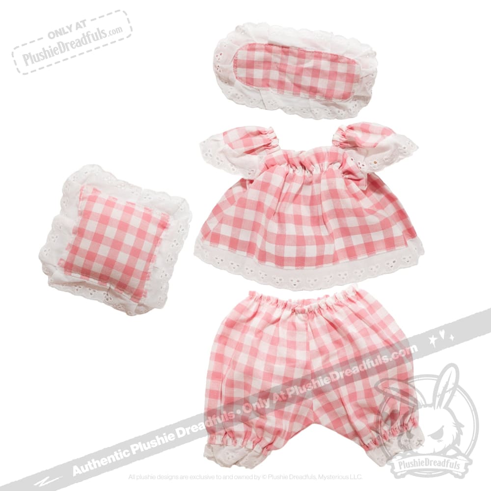 Plush Outfit - Gingham Summer Nap Outfit accessory
