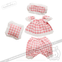 Load image into Gallery viewer, Plush Outfit - Gingham Summer Nap Outfit accessory
