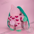 Plush Outfit - Knit Heart Ensemble accessory