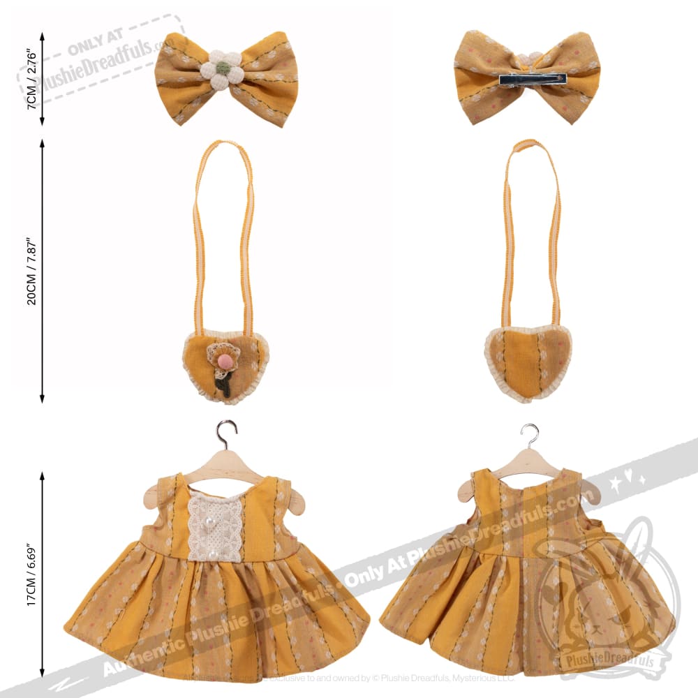 Plush Outfit - Marigold Wonder Dress accessory