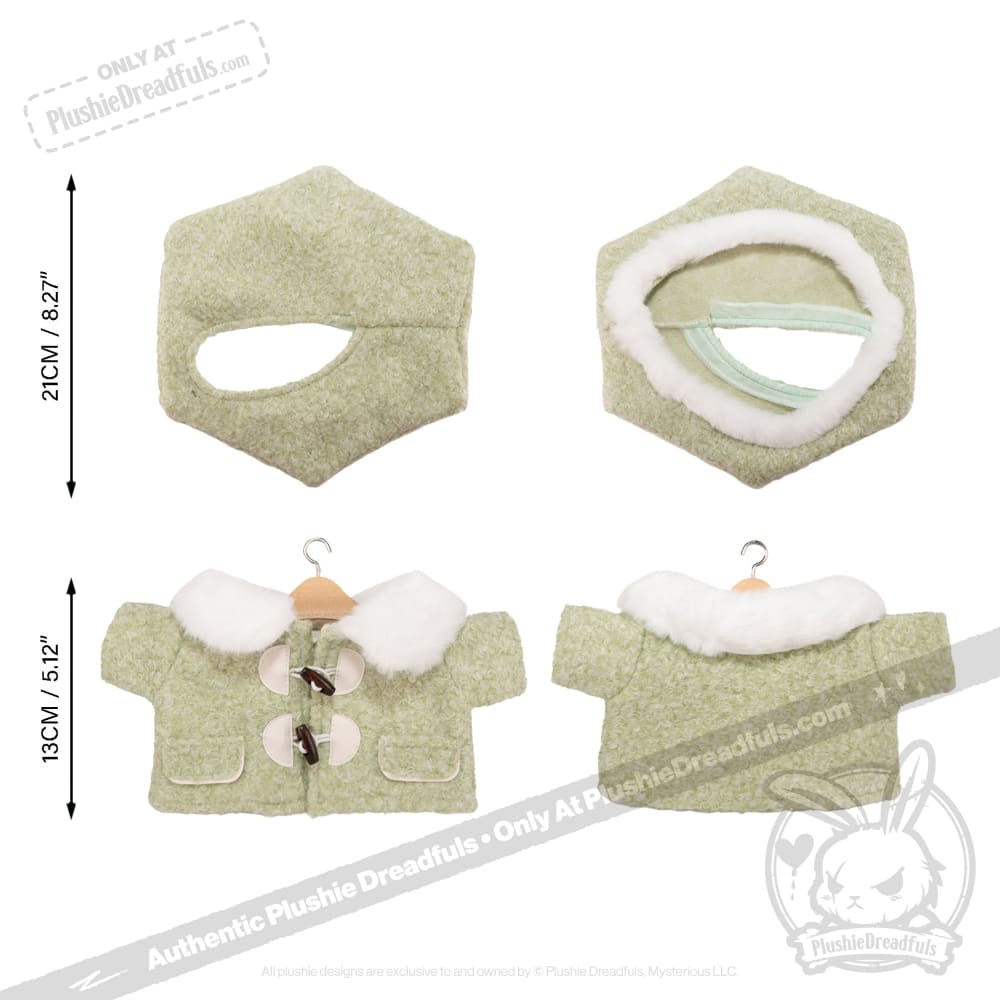 Plush Outfit -Olive Parka accessory