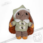 Plush Outfit -Olive Parka accessory