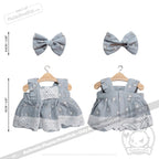 Plush Outfit -Paw Print Dress accessory