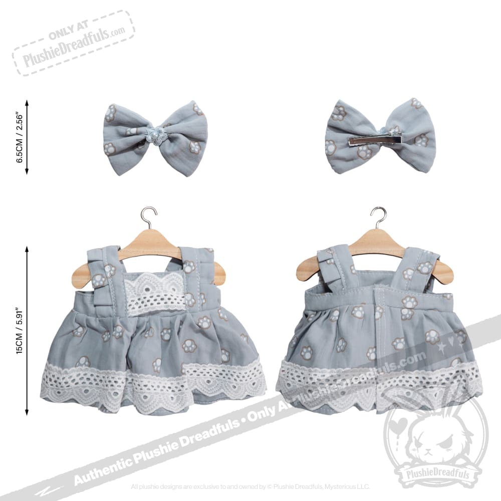 Plush Outfit -Paw Print Dress accessory