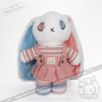 Plush Outfit -Pink Pumpkin Patch Skirt Overall Set accessory