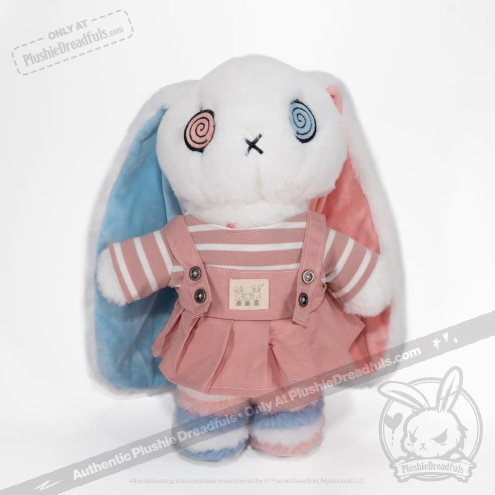 Plush Outfit -Pink Pumpkin Patch Skirt Overall Set accessory