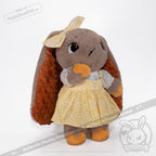 Plush Outfit -Yellow Floral Jumper Skirt accessory