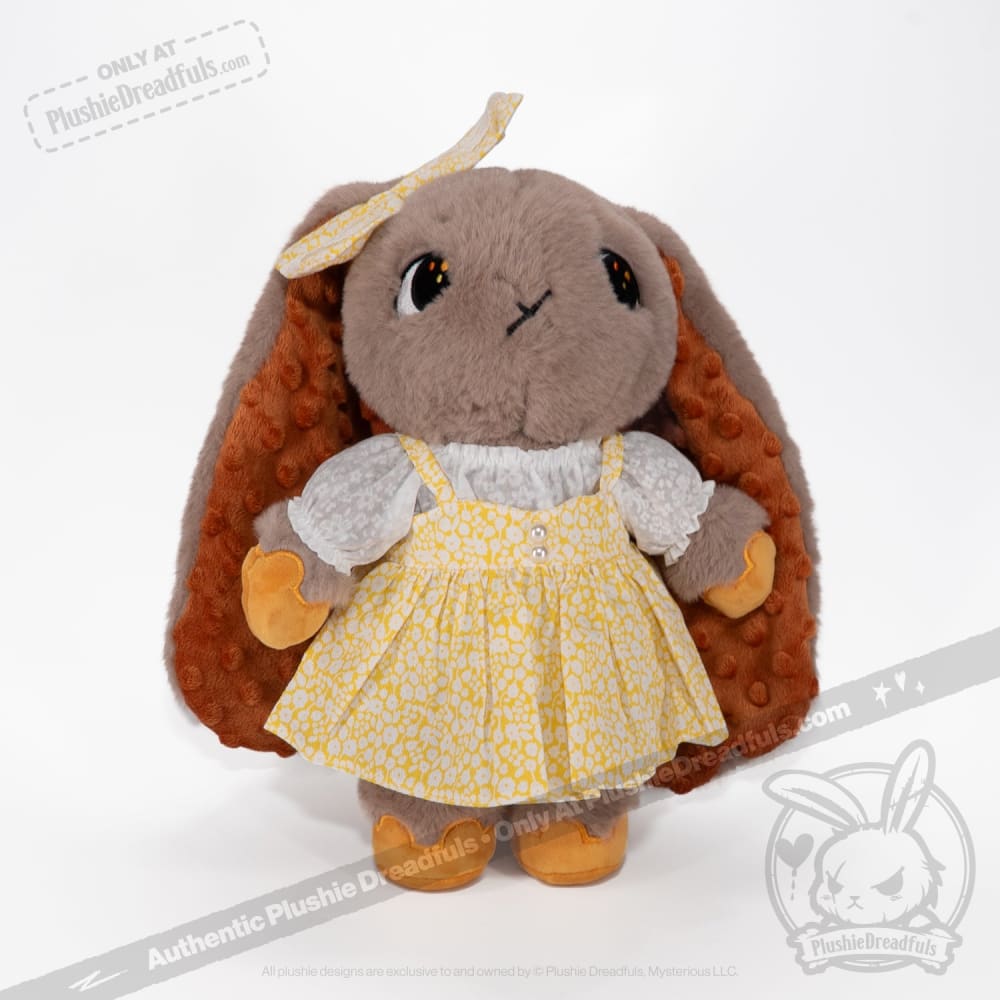 Plush Outfit -Yellow Floral Jumper Skirt accessory