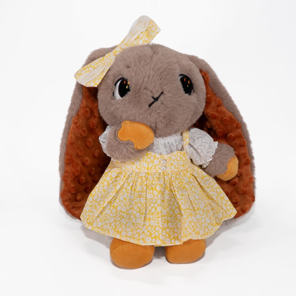 Plush Outfit -Yellow Floral Jumper Skirt accessory